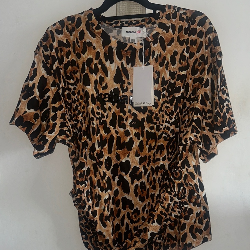 Paco Rabanne Leopard Print Top - Picture 4 of 7
